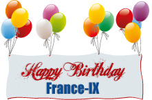Happy birthday France-IX