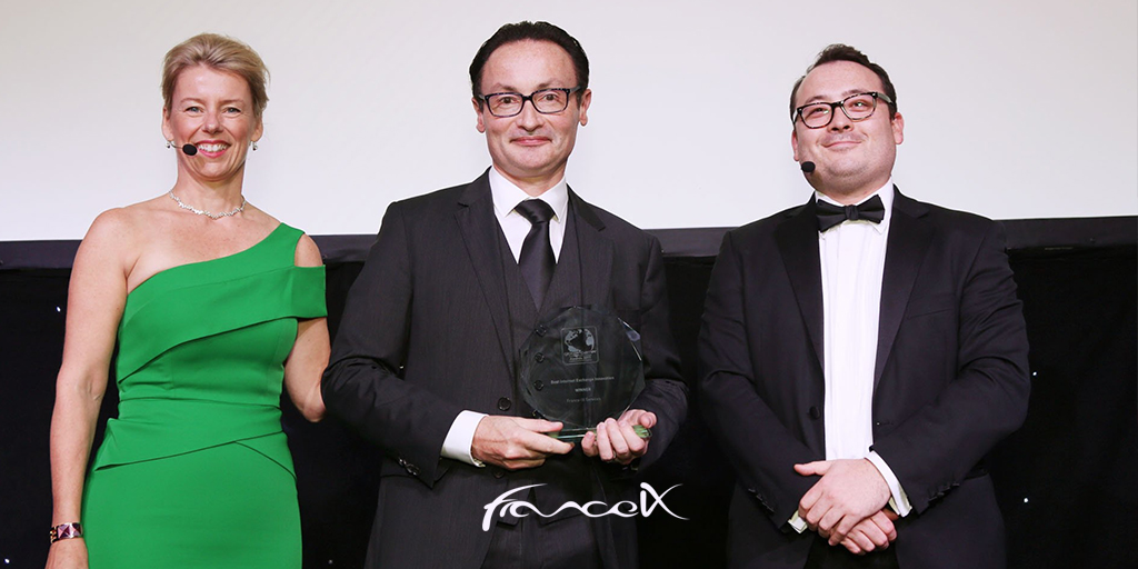 France-IX Best Internet Exchange Innovation at the Global Carrier receive by Franck Simon